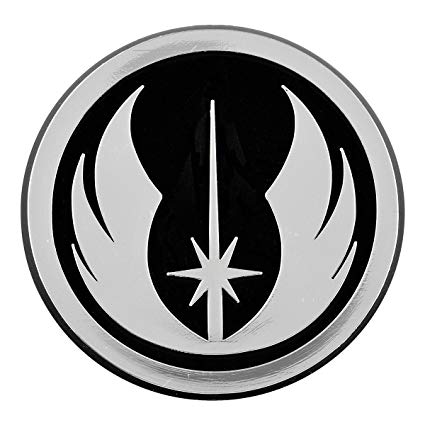 Jedi Logo - Jedi Order Logo Chrome Auto Emblem x 3: Automotive