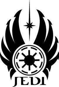 Jedi Logo - Star Wars Logo Sticker Decal: Arts, Crafts & Sewing