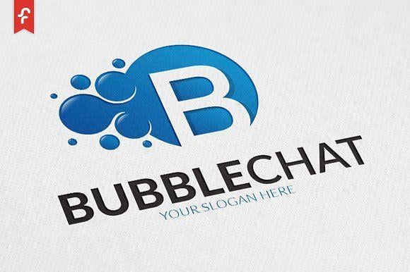 Bubble Logo - Bubble Chat Logo ~ Logo Templates ~ Creative Market