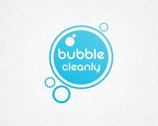 Bubble Logo - Bubble Cleanly Designed