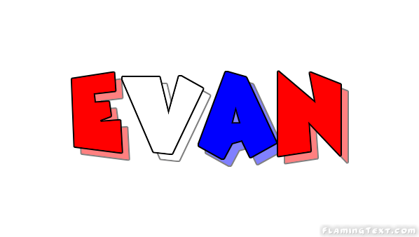 Evan Logo - United States of America Logo | Free Logo Design Tool from Flaming Text