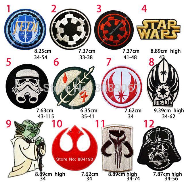 Jedi Logo - JEDI logo Jedi Order iron on patches star wars biker patch applique ...