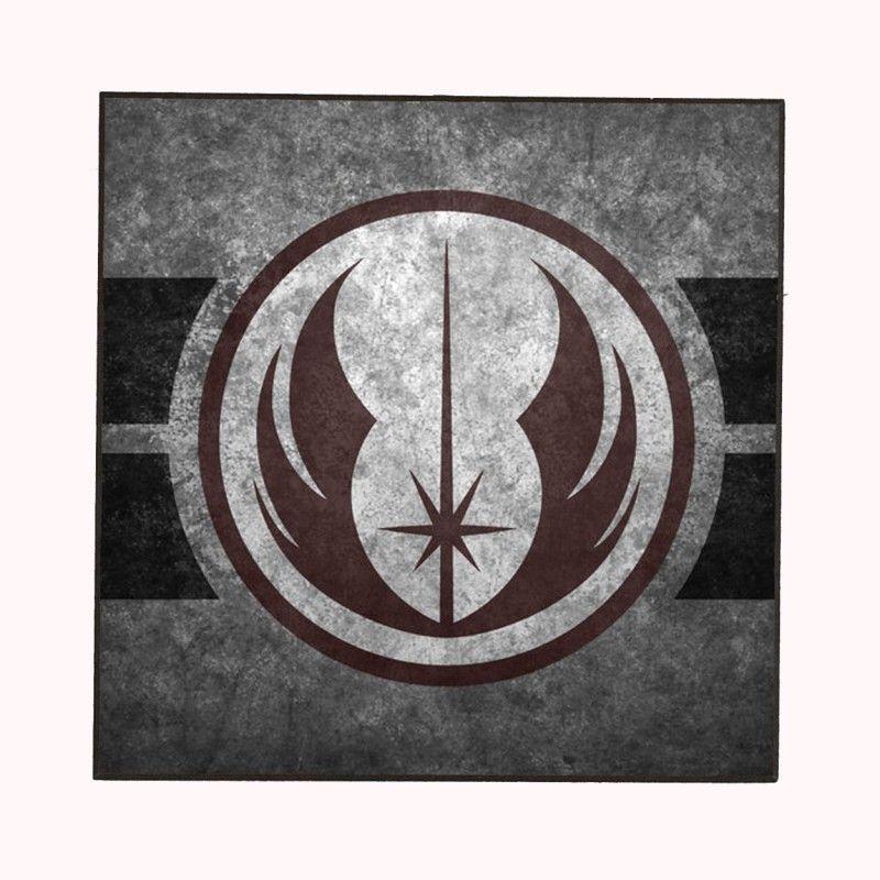 Jedi Logo - THE JEDI LOGO (STAR WARS) WOODEN WALL PLAQUE