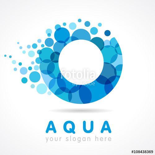 Bubble Logo - Aqua O logo. Logo of tourism, resort or hotel by the sea in letter O ...