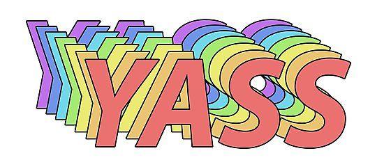 Yass Logo - Rainbow YASS Logo Photographic Prints