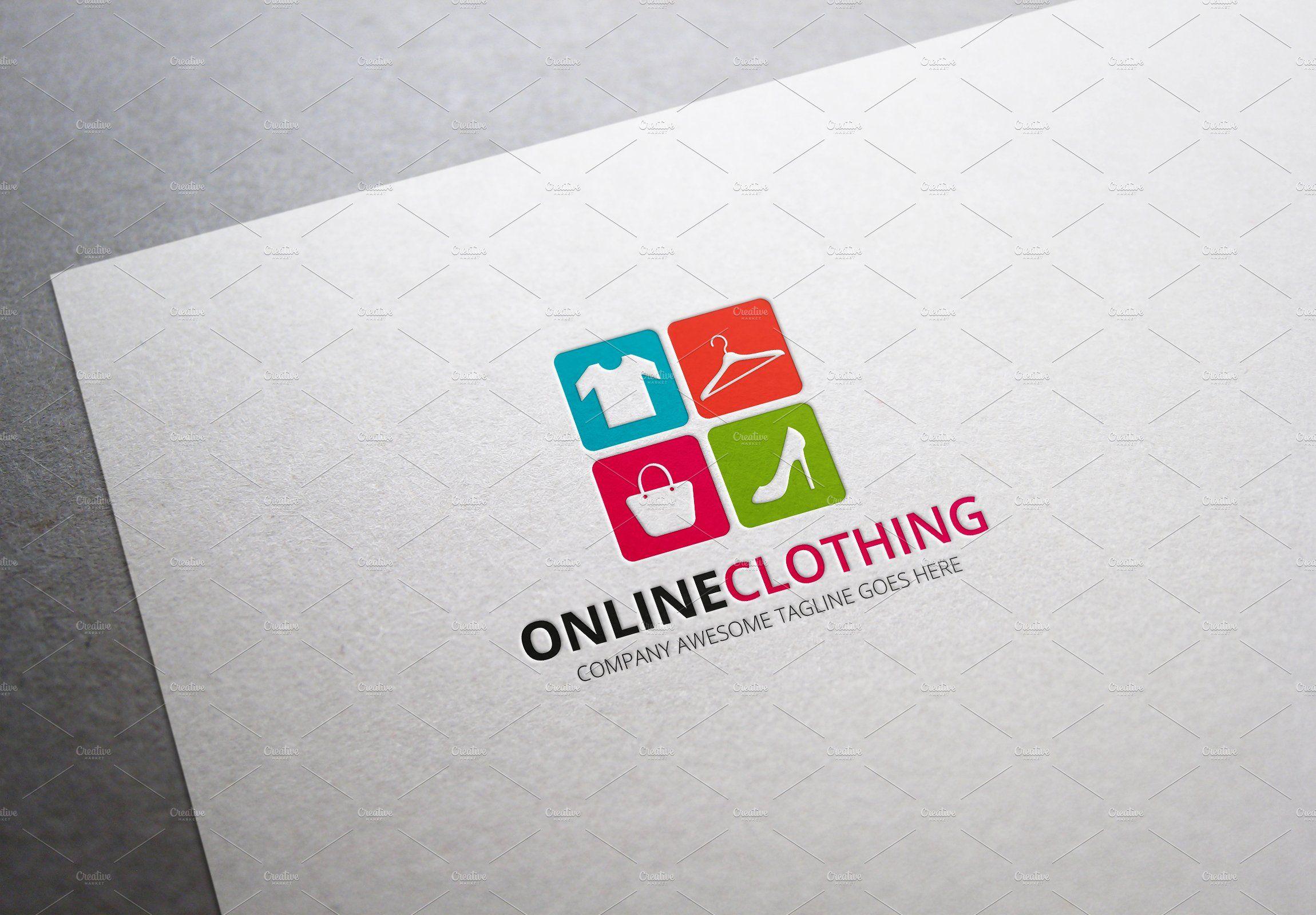 Clothes Logo - Online Clothing Logo ~ Logo Templates ~ Creative Market