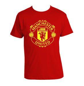 Manchester Logo - Manchester United T-shirt LOGO man utd F.C. Premier League T shirt ...