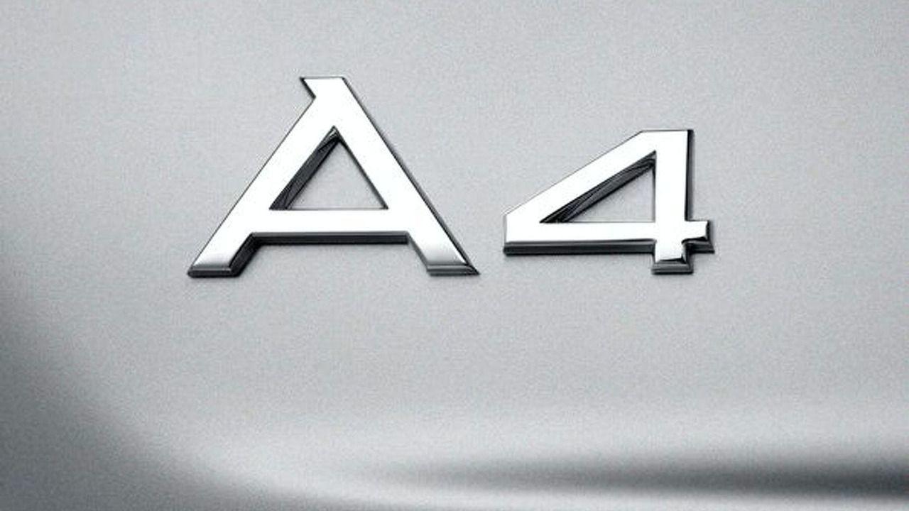 A4 Logo - Audi A4 logo. Motor1.com Photo