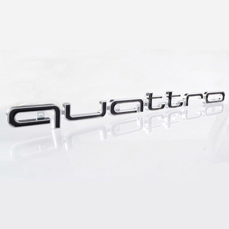 A4 Logo - Audi QUATTRO Grill Badge Logo Emblem A3 A4 A5 A7 RS4 RS5 RS6 RS7 S3