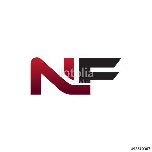 Nf Logo - Modern Initial Logo NF