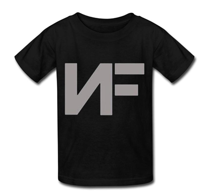 Nf Logo - Unisex Kids NF Wake Up NF Logo Summer T Shirt Worlds Funniest T