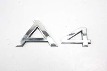 A4 Logo - OEM Factory Genuine Stock Audi A4 trunk emblem letters badge decal ...