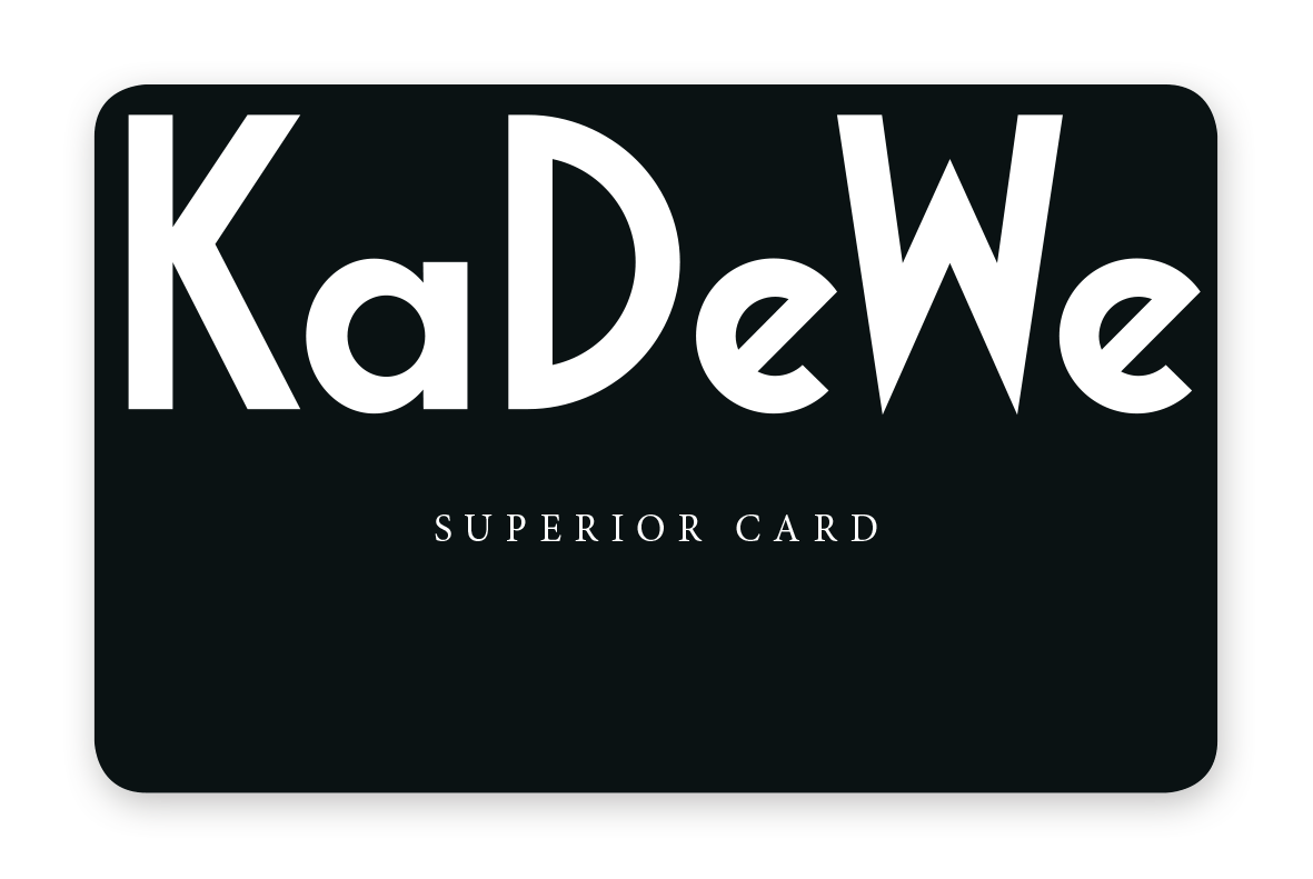 KaDeWe Logo - Your KaDeWe loyalty card