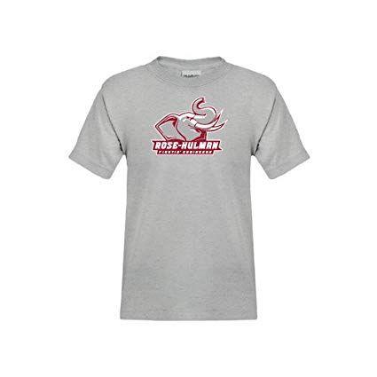 Rose-Hulman Logo - Amazon.com : Rose Hulman Youth Grey T Shirt 'Official Logo' : Sports