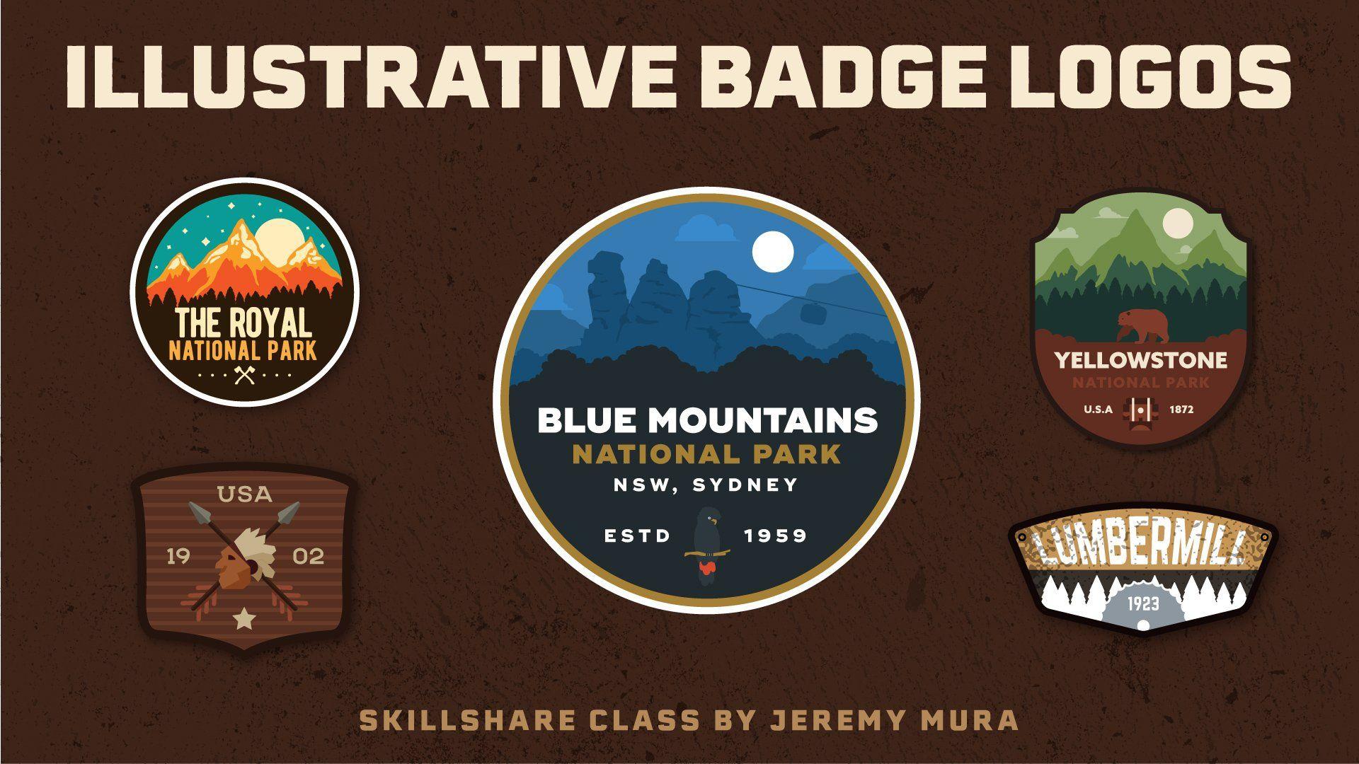 Skillshare Logo - Logo Design: Adventurous Illustrative Badges