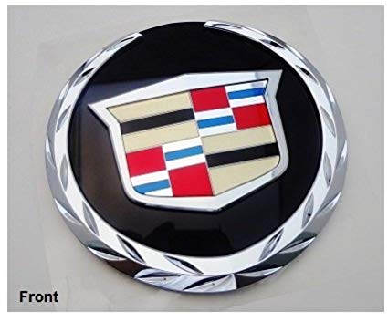 Cadllac Logo - GM FACTORY CADILLAC ESCALADE 07 THRU 13 FRONT WREATH AND CREST EMBLEM WITH  PLATE