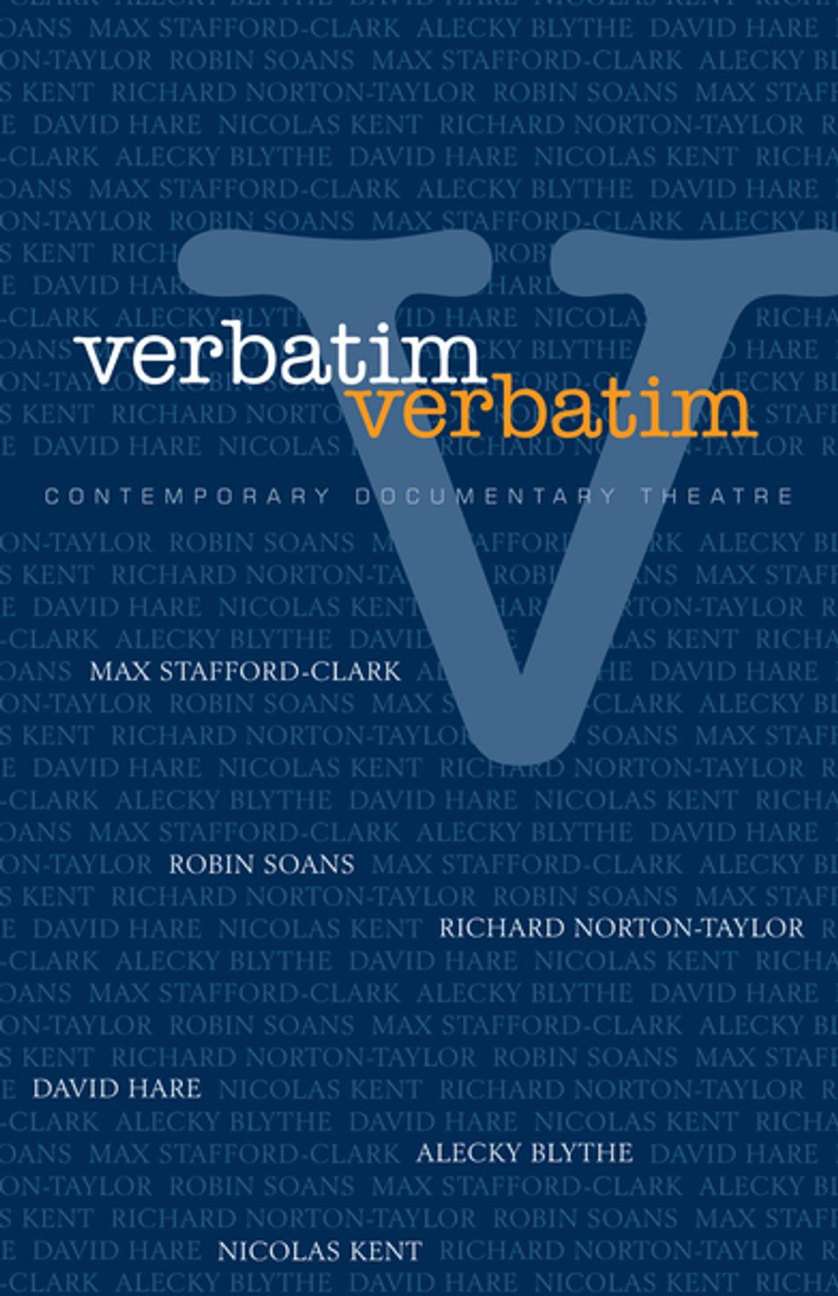 Verbatim Logo - Verbatim: Contemporary Documentary Theatre eBook by - 9781849436656 ...