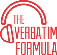 Verbatim Logo - The Verbatim Formula – Making listening visible