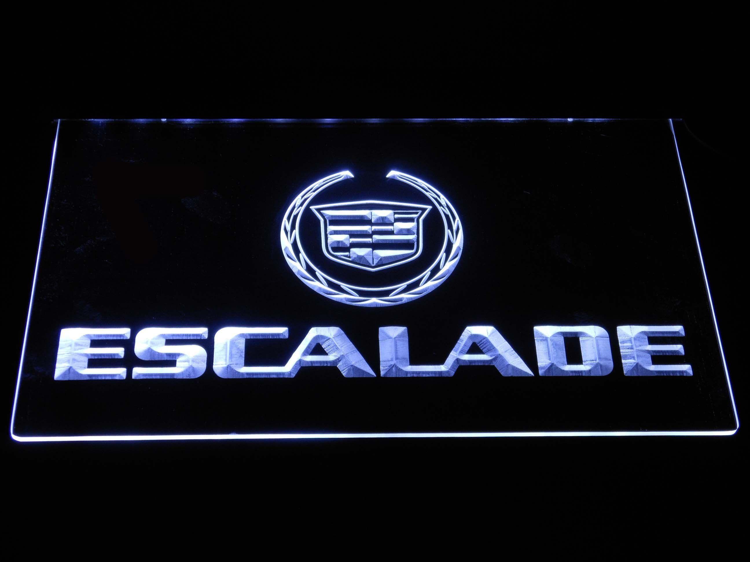 Escalade Logo - Cadillac Escalade LED Neon Sign | SafeSpecial