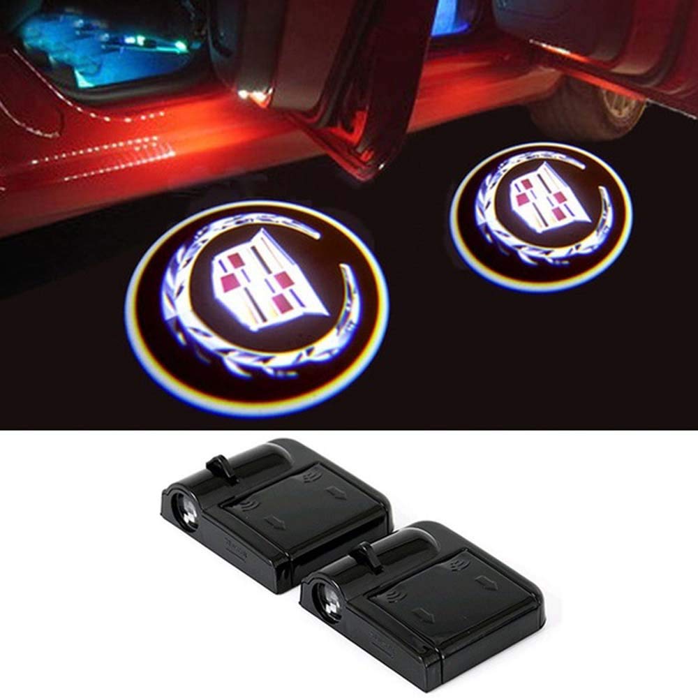 Escalade Logo - Amazon.com: Cadillac Wireless Car Door Led Welcome Laser Projector ...