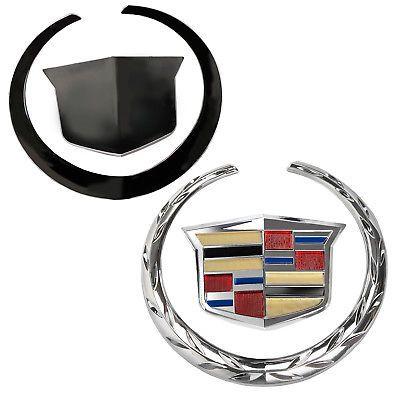Escalade Logo - CADILLAC ESCALADE FRONT Grille Emblem Crest &Wreath Logo Badge ...