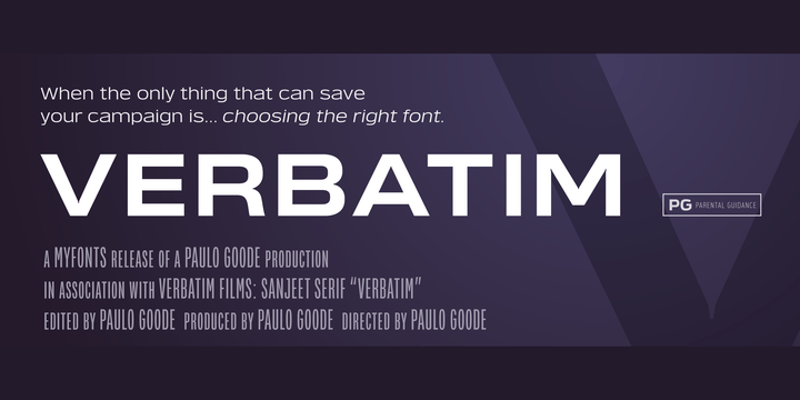 Verbatim Logo - Verbatim « MyFonts