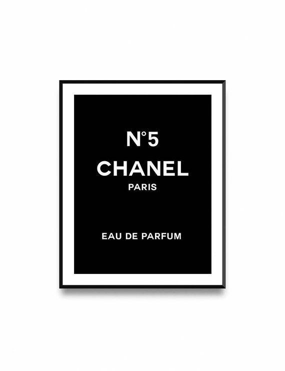 Chnael Logo - Chanel Print Fashion Art Chanel Logo Chanel Logo Print | Etsy