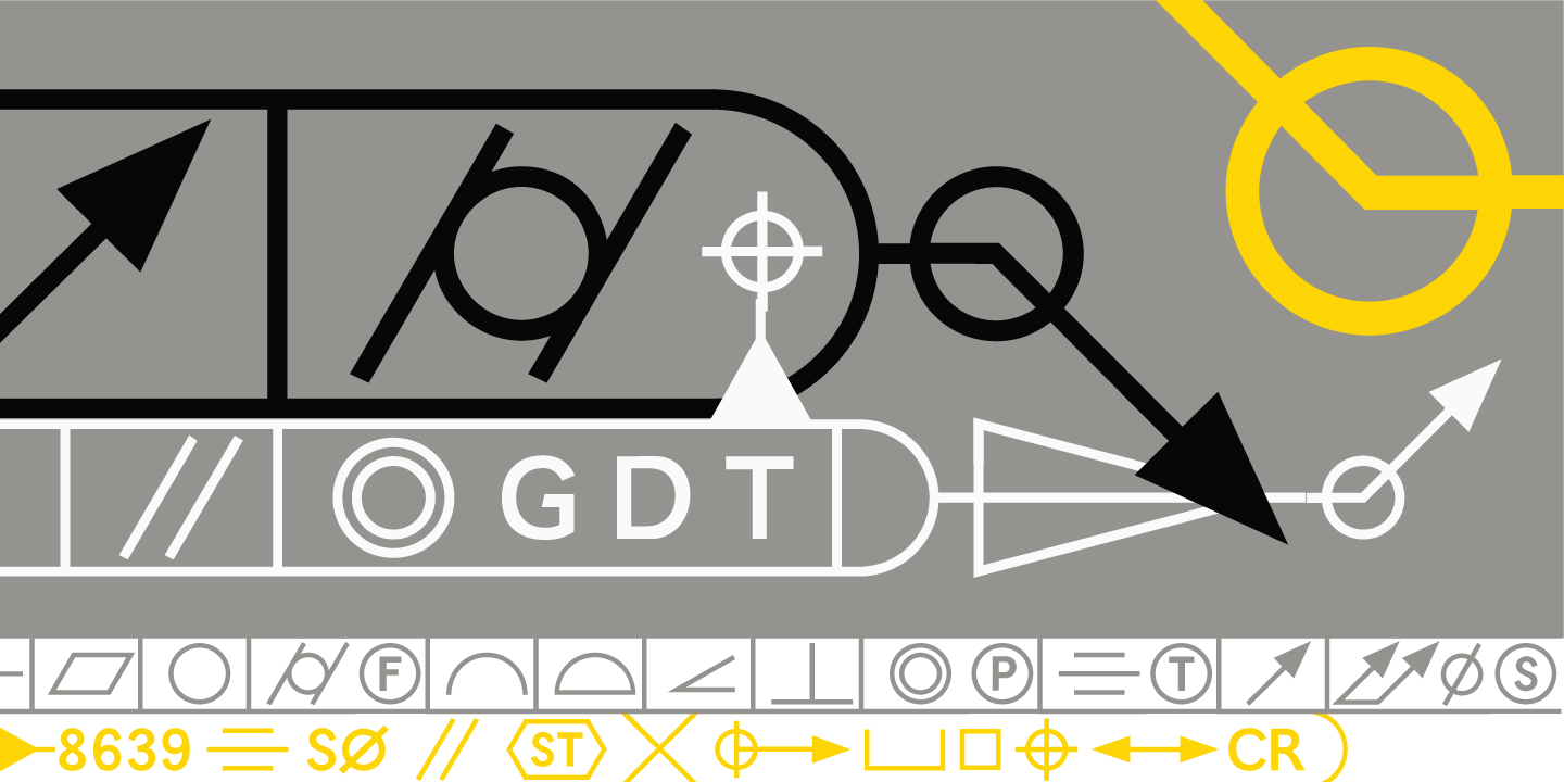 GDT Logo - P22 GD&T™ & Desktop font « MyFonts