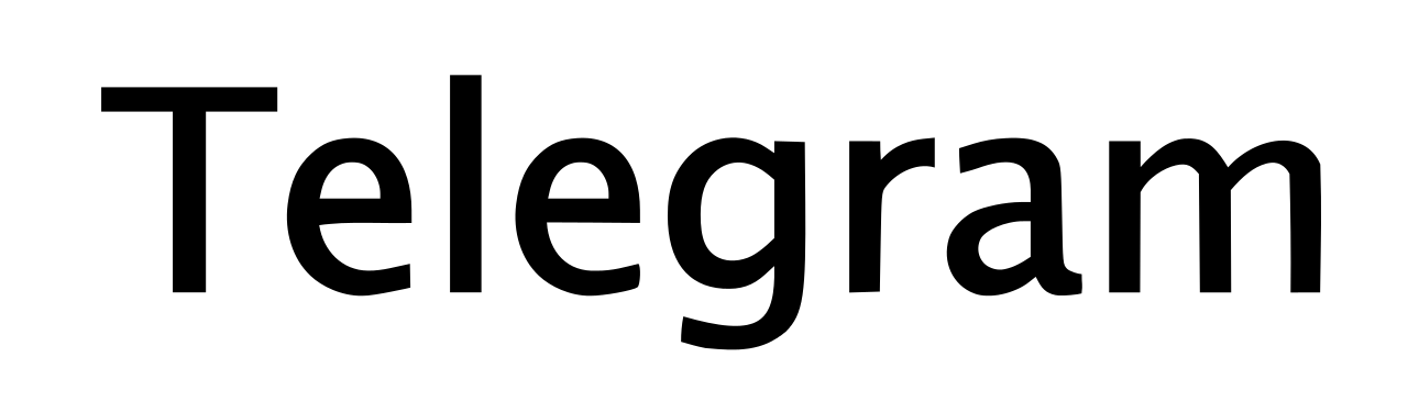 Telegram.com Logo - Telegram text logo.svg