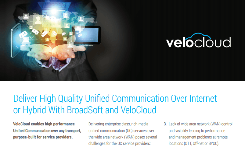 Velocloud Logo - Cloud-Delivered SD-WAN solves off-net challenges - VeloCloud Voice