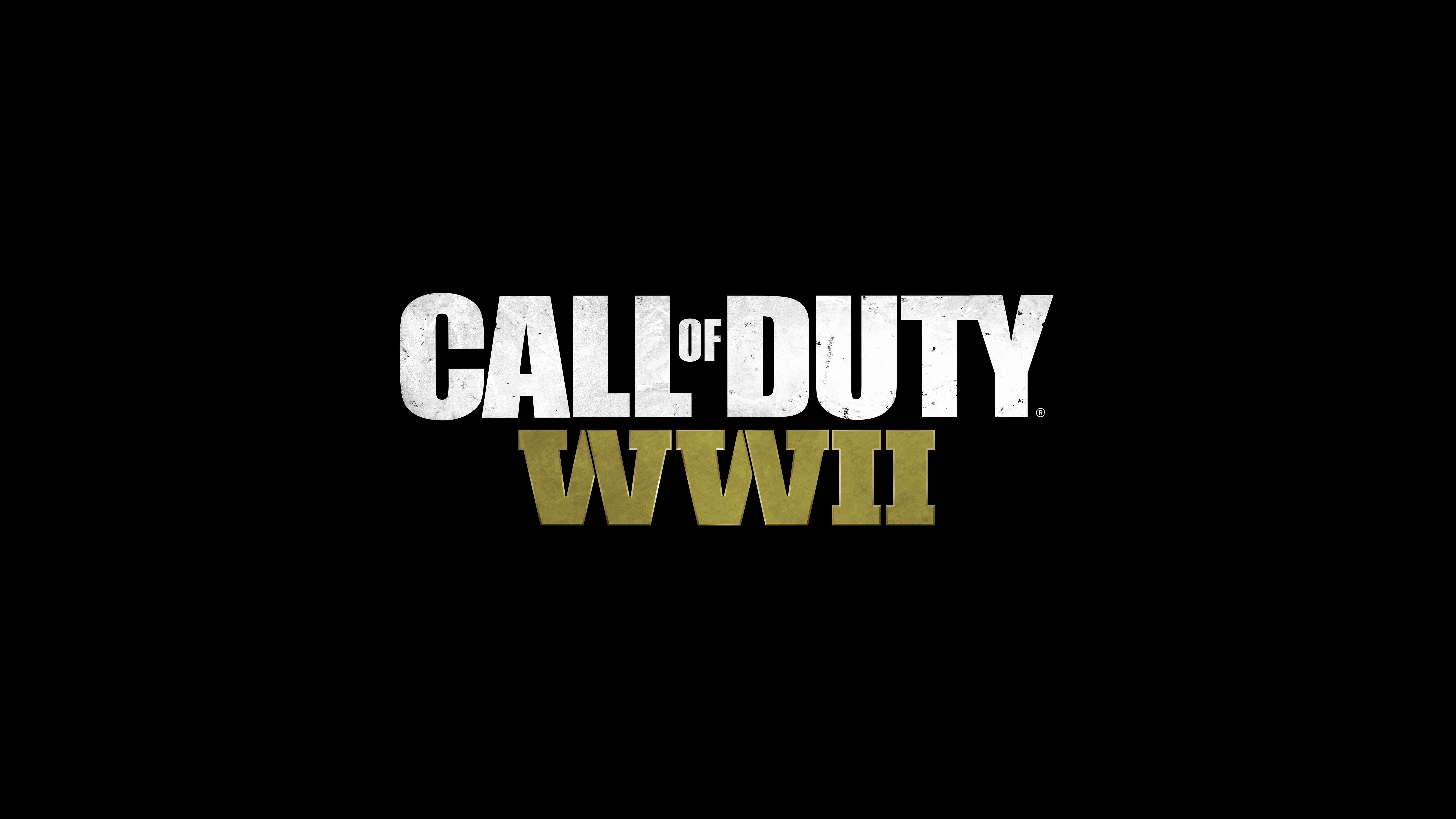 WW2 Logo - Call Of Duty WW2 Logo 8k, HD Games, 4k Wallpapers, Images ...
