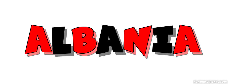 Albania Logo - Albania Logo | Free Logo Design Tool from Flaming Text