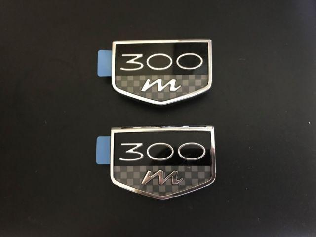 300M Logo - 99 00 01 02 03 04 CHRYSLER 300 M SIDE FENDER LEFT RIGHT EMBLEM LOGO ...