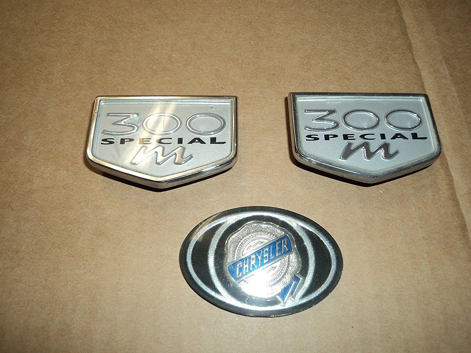 300M Logo - Buy 02-04 CHRYSLER 300M SPECIAL SIDE USED EMBLEM DECAL SET OF 3 in ...