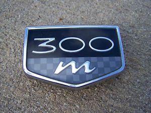 300M Logo - Chrysler 300M 300 M Fender emblem badge decal logo symbol 300 OEM ...