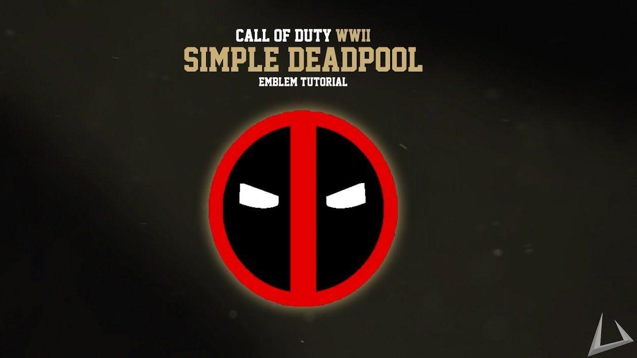 WW2 Logo - Quick and Fast DEADPOOL Emblem - Call of Duty: WW2 Emblem Tutorials ...