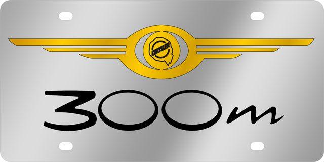 300M Logo - Chrysler & Jeep Vehicle Plates