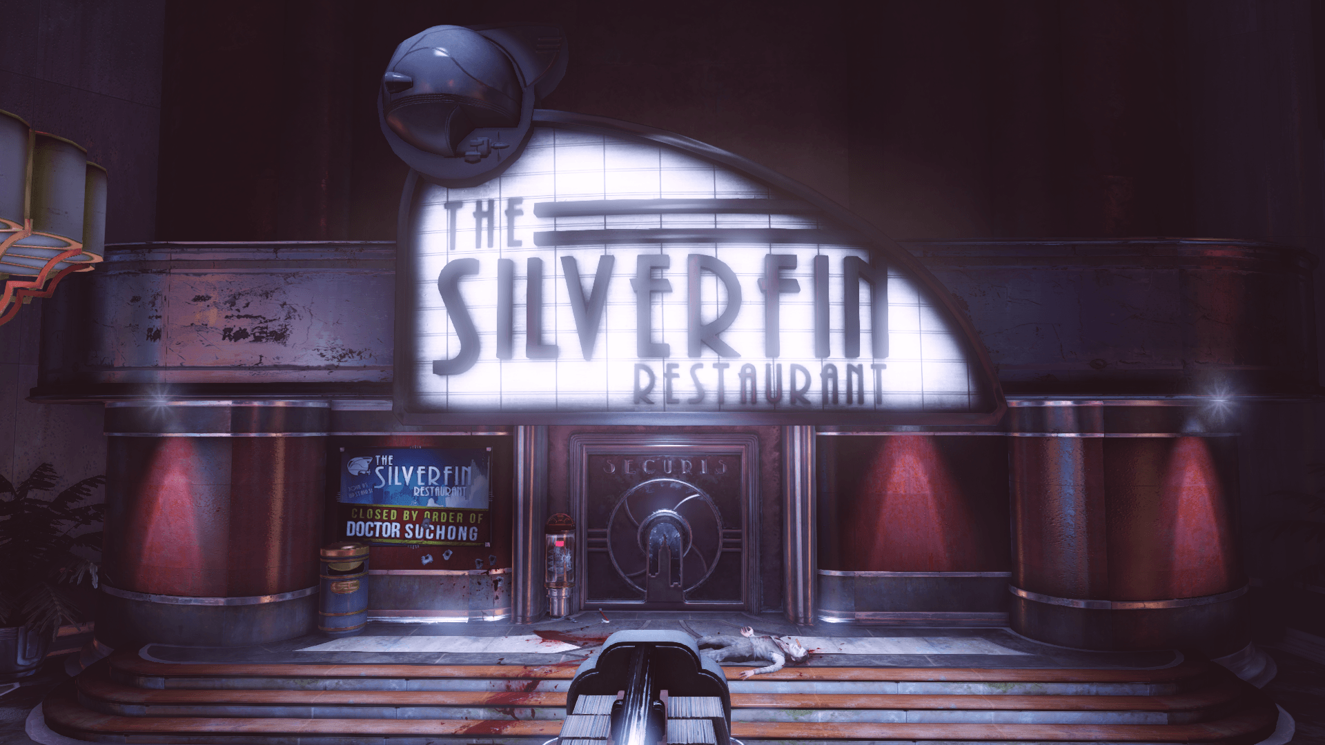 Silverfin Logo - Silver Fin Restaurant | BioShock Wiki | FANDOM powered by Wikia