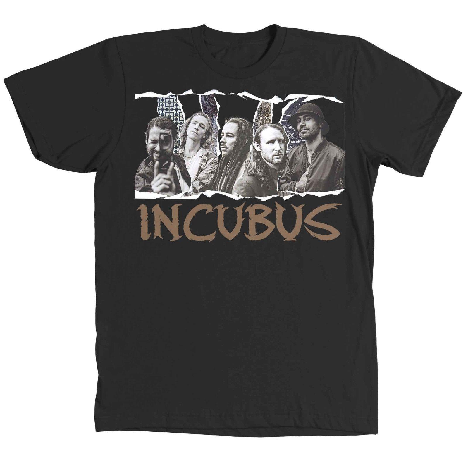 Incubus Logo - INCUBUS LOGO AMERICA MAN AND WOMANS BLACK TSHIRT TEE V356B T Shirt ...
