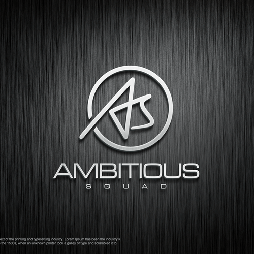 Ambitious Logo - Unique and sophisticated logo for motivational apparel brand ...