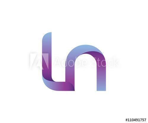 Ln Logo - Colorful Letter L N Logo - Buy this stock vector and explore similar ...