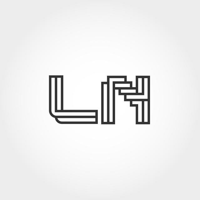 Ln Logo - Initial Letter LN Logo Template Template for Free Download on Pngtree
