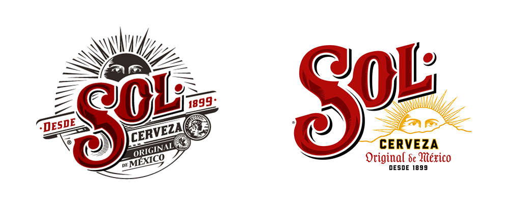Sol Logo - Brand New: New Logo, Identity, and Packaging for Cerveza Sol by ...