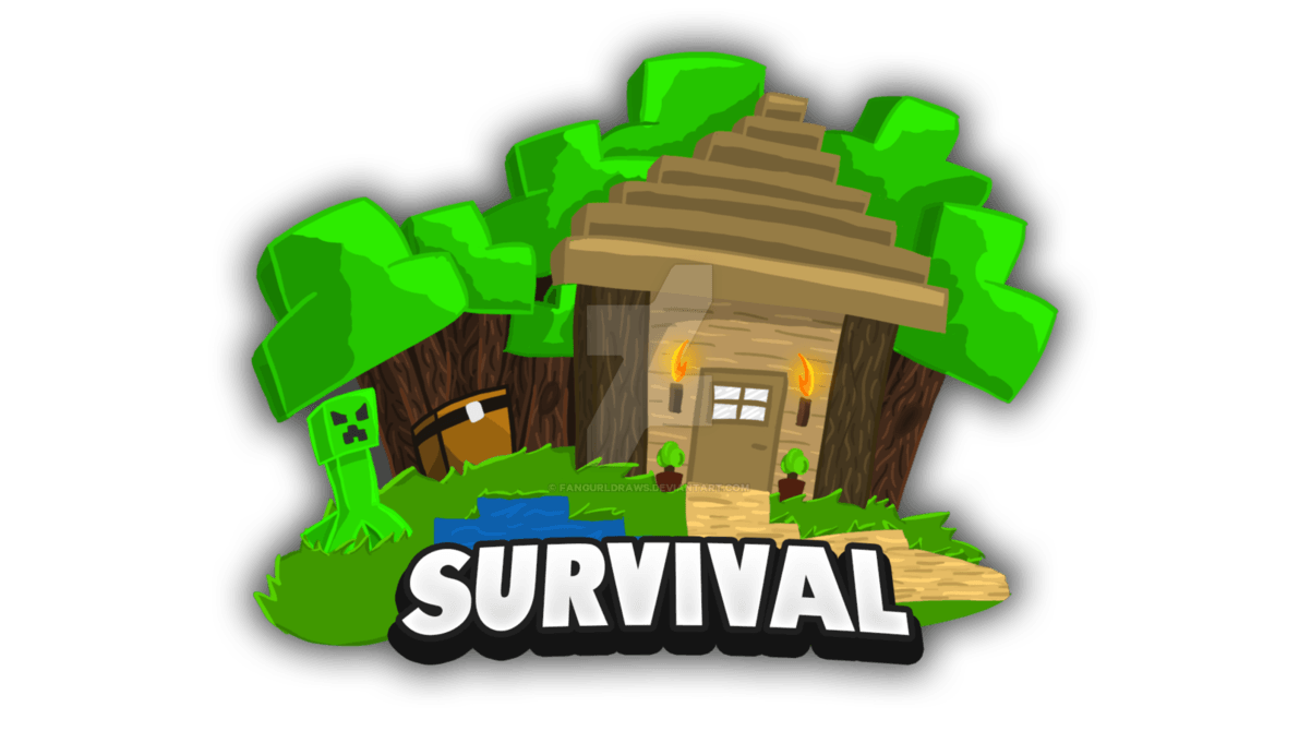 Survival Logo - Minecraft Survival Logo by FangurlDraws on DeviantArt