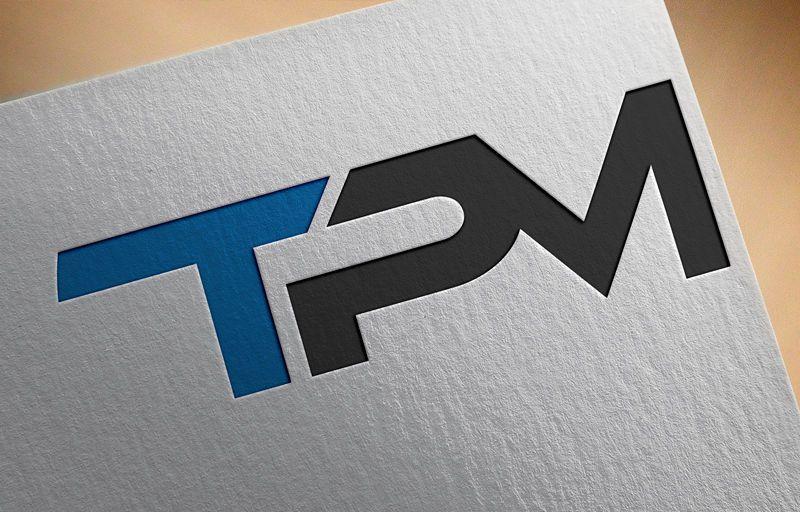 Tpm logo letter design Royalty Free Vector Image