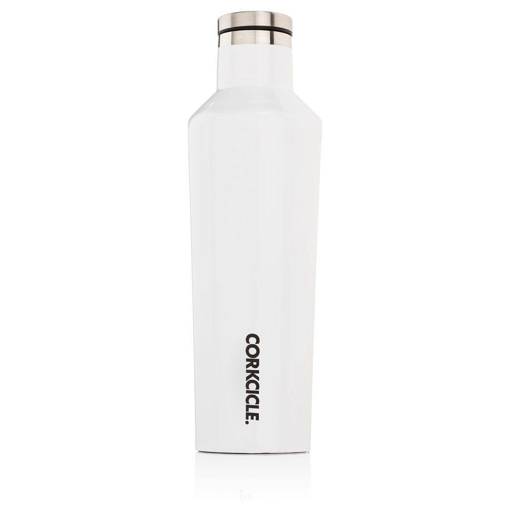 Corkcicle Logo - CORKCICLE. Gloss White Canteen 16oz