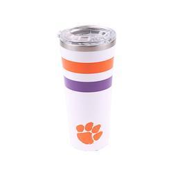 Corkcicle Logo - Corkcicle Clemson Logo 24oz Tumbler in Gloss White – Country Club Prep