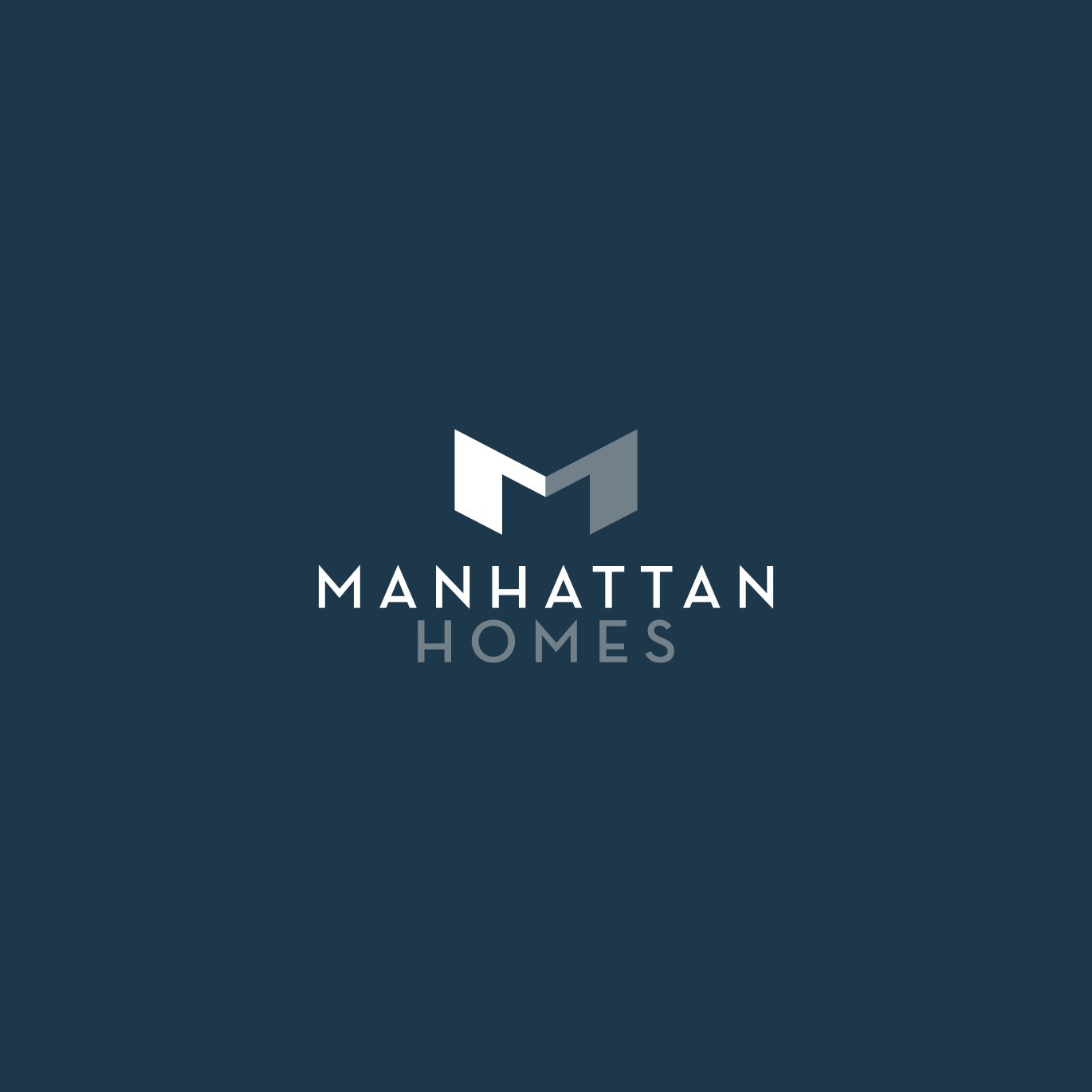 Manhattan Logo - Manhattan Homes Logo - Squeeze Creative