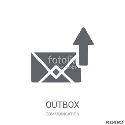 Outbox Logo - Outbox icon. Trendy Outbox logo concept on white background from ...