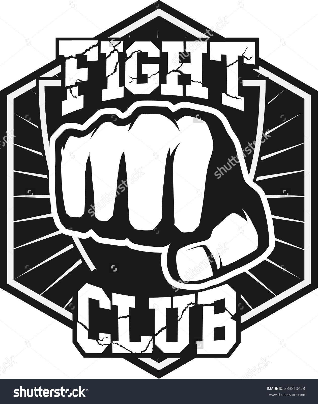 MMA Logo - Fight club MMA UFC Mixed martial arts fighting logo stamp